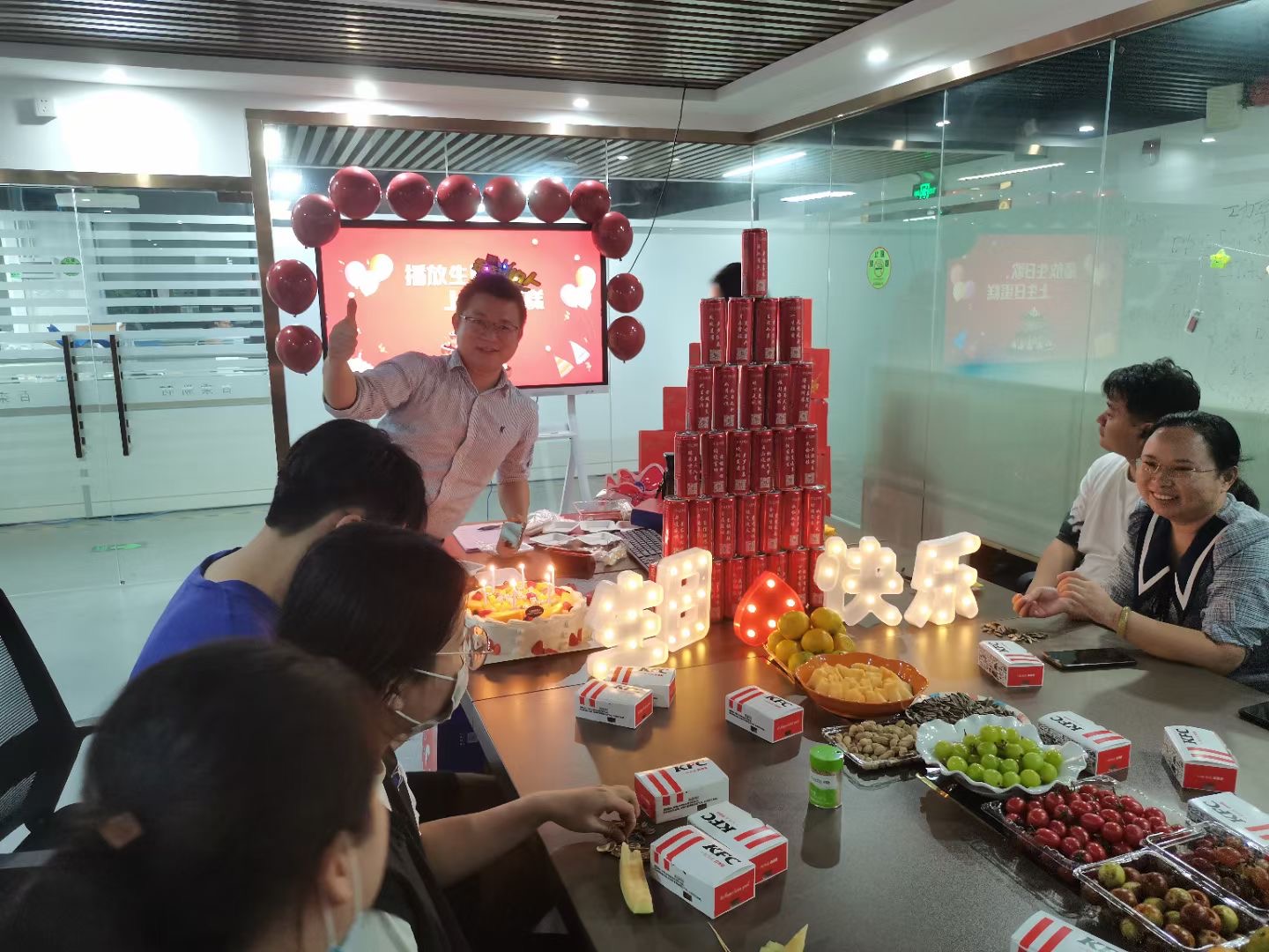 2023年腾博会新材第三季度员工生日会 2023年腾博会新材第三季度员工生日会